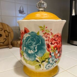 Pioneer Woman Canister Jar- Yellow
